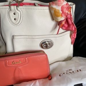 Coach set - wallet, bag & scarf - $125